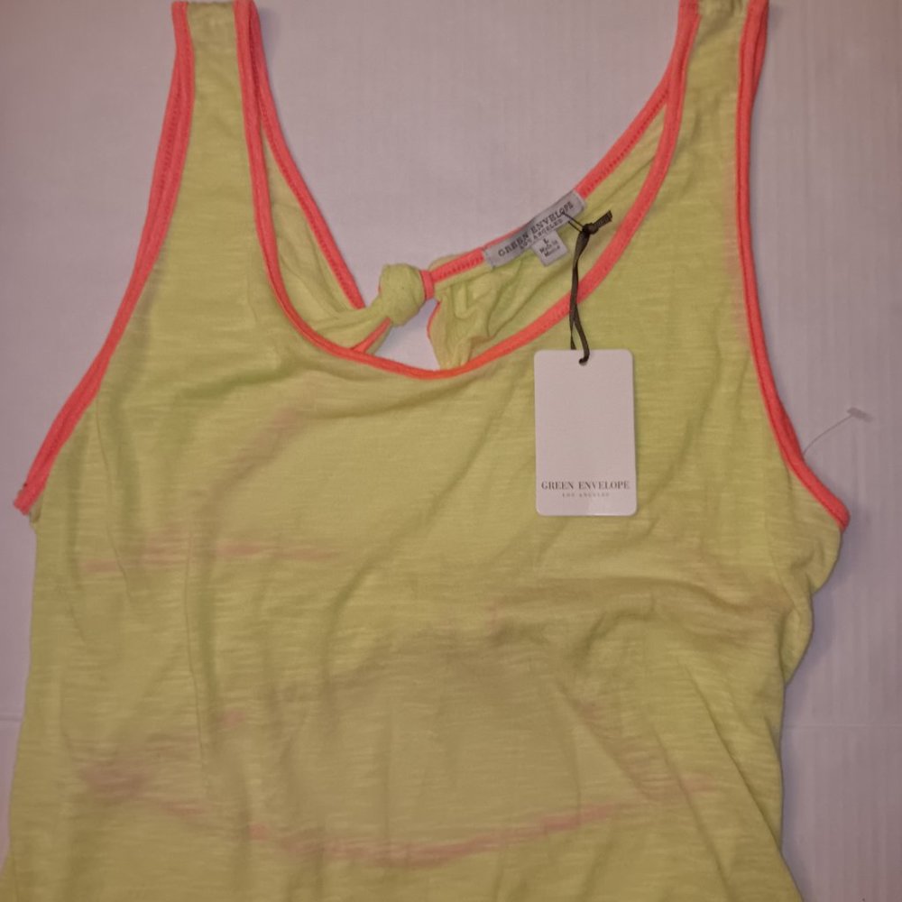 GREEN ENVELOPE KNOTTED PEEKABOO BACK SWIM COVERUP DRESS - Picture 3 of 12
